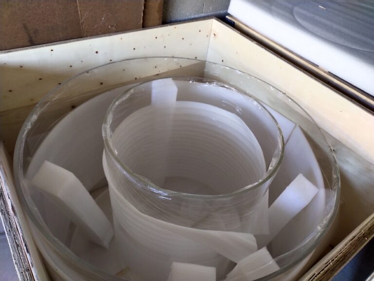 Lot de 3 Cuves acryliques pour d'aquarium cylindrique de chez Visiseau'Faune
