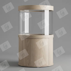 Aquarium cylindrique Visieau'Faune Aquascaping 600L tout équipé